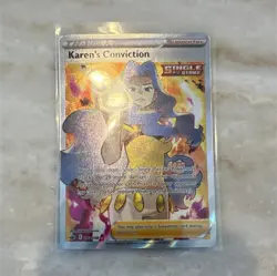 Pokemon Karen's Conviction 193/198 Chilling Reign Full Art Holo Ultra Rare - Image 1