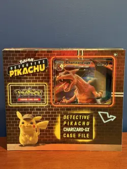 2019 Pokemon Detective Pikachu CHARIZARD-GX Case File (Sealed) 🔥 Sun & Moon - Image 1