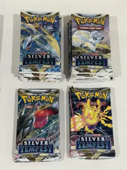 26x SILVER TEMPEST Sealed BOOSTER PACKS 10 Pokemon Cards Per Pack 🔥 Lugia - Image 1