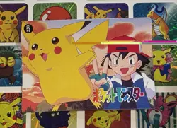 Pokemon Pikachu Vintage Pocket Monsters Vending HOLO Prism Sticker 1998 Nintendo - Image 5