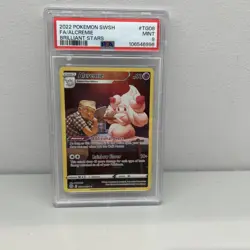 2022 Pokemon Brilliant Stars Alcremie TG08/TG30 Trainer Gallery Holo PSA 9 Mint - Image 1