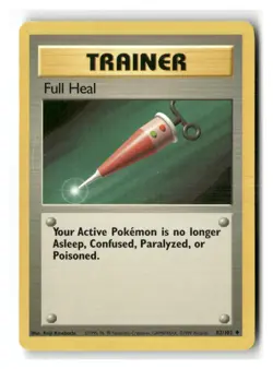 Full Heal 82/102 Uncommon Base Set Unlimited Pokemon MP - Image 1
