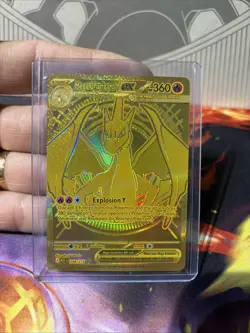 Pokemon TCG Mega Charizard Y Ex 294/217 GOLD Ascended Hero’s PACK FRESH - Image 1