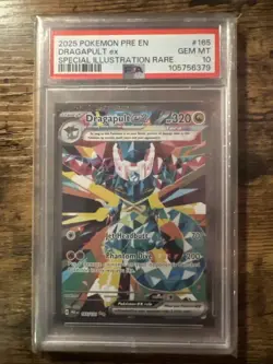 Pokemon 2025 Dragapult Ex 165/131 SIR Prismatic Evolutions GEM MINT PSA 10 - Image 1