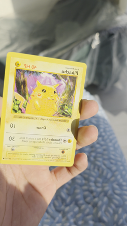 1999 Pokemon Base Set Shadowless Pikachu Red Cheeks 58/102 Unlimited NM - Image 2