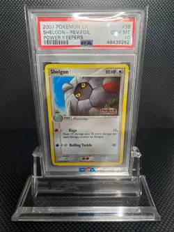 Pokemon Shelgon Power Keepers Reverse Foil PSA 10 - Image 1