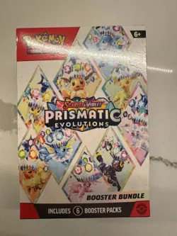 Pokemon TCG: S&V Prismatic Evolutions Booster Bundle (6pks) Factory Sealed - Image 1
