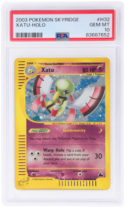 2003 Pokemon Skyridge Xatu Holo #H32 PSA 10 - Image 1