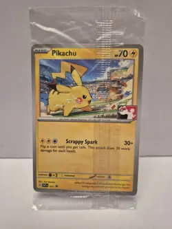 Pokemon TCG Pikachu SVP Black Star Promo SVP101 70 HP 2023 English SEALED - Image 1