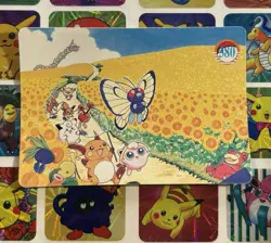 Pokemon Pikachu Vintage Pocket Monsters Vending HOLO Prism Sticker 1998 Nintendo - Image 5