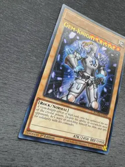 YuGiOh! Gem-Knight Crystal BLMM - Error Misprint Name Shift 1st Ed Near Mint - Image 5