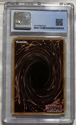 CGC MINT 9 2019 YU-GI-OH! 1st Ed Ultra Rare Curse Necrofear LED5-EN001 Immortal - Image 2