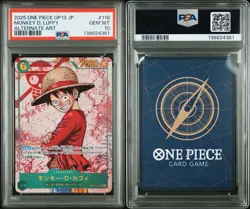 PSA 10 Luffy Ace Sabo SEQUENTIAL Alt Art SEC OP13-118 119 120 One Piece TCG JP - Image 2