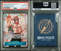 PSA 10 Luffy Ace Sabo SEQUENTIAL Alt Art SEC OP13-118 119 120 One Piece TCG JP - Image 3