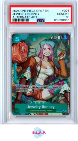 JEWELRY BONNEY ALT ART ONE PIECE OP07-500 YEARS IN THE FUTURE 2024 026 PSA 10 - Image 1