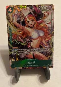 Nami (Alternate Art) OP14-031 The Azure Sea's Seven Foil English - Image 1