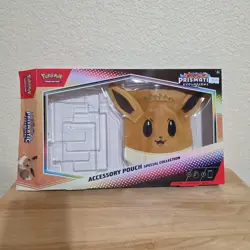 2025 Pokemon Prismatic Evolutions Accessory Pouch Collection Cards Not Included - Image 1