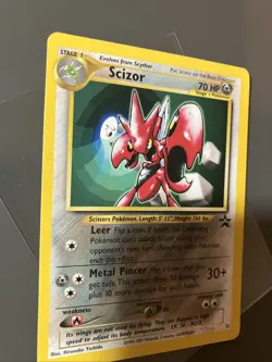 Pokemon Card 2001 Vintage Black Star Promo Scizor 33 WOTC LP Cheap *99pStart* - Image 5