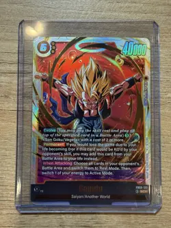 Bandai Gogeta SCR FB09-122 Holo Evolve Dragon Ball Super Card Game English - Image 1