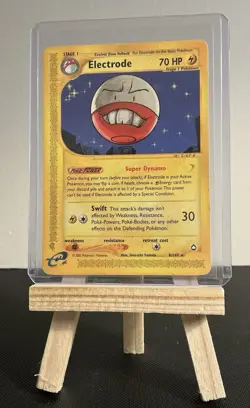 Electrode 8/147 Rare Non-Holo Aquapolis Pokemon Card 2002 E-Reader WOTC - Image 3