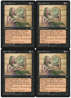 MTG Lim-Dul's Hex x4 Ice Age Uncommon NM/LP Playset - Image 1