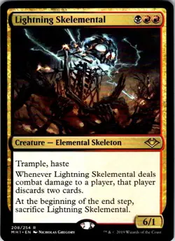 Magic | MH1 | Lightning Skelemental | 208 | NM - Image 1