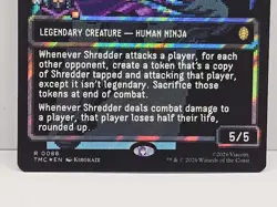 Shredder Shadow Master Borderless Surge Foil Commander Teenage Mutant Turtles - Image 4