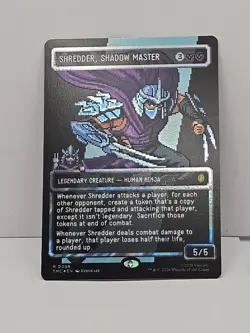 Shredder Shadow Master Borderless Surge Foil Commander Teenage Mutant Turtles - Image 5