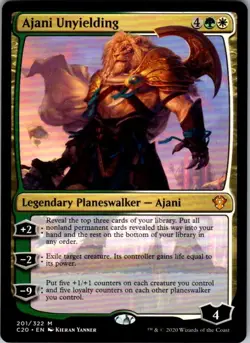 Magic | C20 | Ajani Unyielding | 201 | NM - Image 1