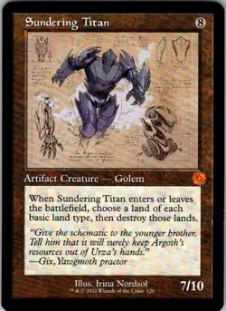 Magic | BRR | Sundering Titan (Schematic) | 120 | NM - Image 1