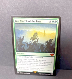 Last March of the Ents #172 Lord of the Rings LTR Magic MTG - Image 1