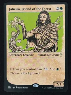 1x MTG Jaheira, Friend of the Forest (Showcase) - (CLB) #409 - Magic - Image 1