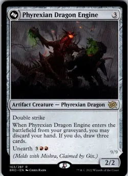 Magic | BRO | Phyrexian Dragon Engine | 163 | NM - Image 1