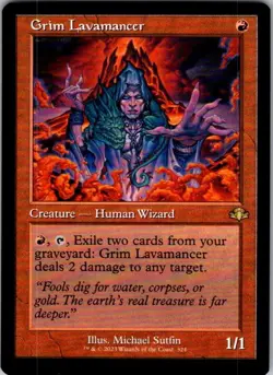 Magic | DMR | Grim Lavamancer (Retro Frame) | 324 | NM - Image 1