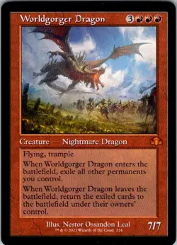 Magic | DMR | Worldgorger Dragon (Retro Frame) | 334 | NM - Image 1