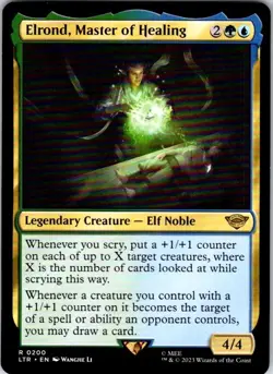 Magic | LTR | Elrond, Master of Healing | 200 | NM - Image 1