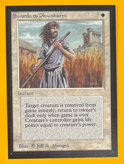 MTG SWORDS TO PLOWSHARES Collector's Edition (OldManMTG 013-517) - Image 1