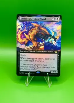 Armaggon, Future Shark [New, Near Mint] Extended *Foil* {TMNT MTG} - Image 1