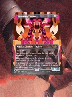 Roaming Throne X1 Mtg Lost Caverns Of Ixalan Nm Borderless - Image 1