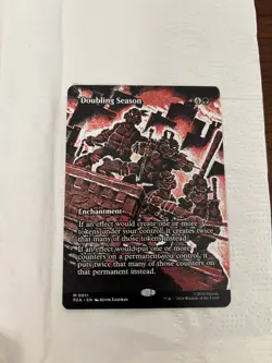Doubling Season - Borderless unplayed, English Magic the Gathering MTG Teenage - Image 1