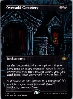 Magic | DMR | Oversold Cemetery (Borderless) | 428 | NM - Image 1