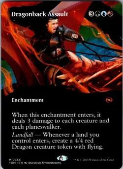 Magic | TDM | Dragonback Assault (Borderless) | 355 | NM - Image 1