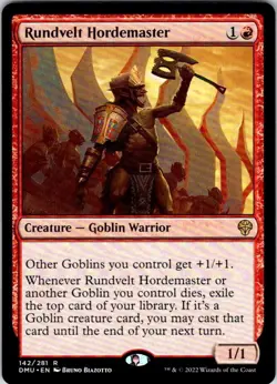 Magic | DMU | Rundvelt Hordemaster | 142 | NM - Image 1