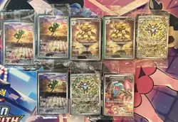 Sealed Pokemon ETB Promo Cards Lot of 8 - Image 1