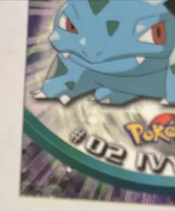 Ivysaur #02 Pokemon Topps TV Animation Edition Blue Logo 1999 NM - Image 2