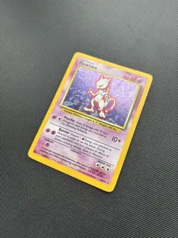 Pokemon Card Base Set Holo Mewtwo 10/102 WOTC - Image 4