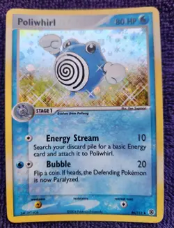 Poliwhirl 46/112 Firered & Leafgreen Reverse Holo Rare Pokemon *NICE* - Image 1