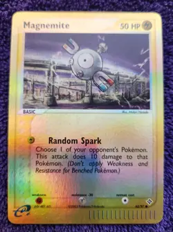 Magnemite 62/97 Dragon Reverse Holo Pokemon *NICE* - Image 1
