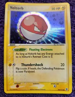 Voltorb 85/112 FireRed & LeafGreen Reverse Holo Pokemon *NICE* - Image 1