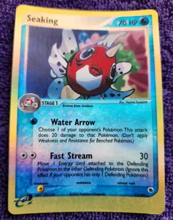 Seaking 21/109 Ruby and Sapphire Reverse Holo Rare Pokemon *NICE* - Image 1